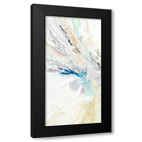 Seafoam Neutral II Black Modern Wood Framed Art Print by Gardner, Jennifer