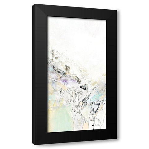 Seafoam Neutral III Black Modern Wood Framed Art Print by Gardner, Jennifer