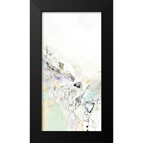 Seafoam Neutral III Black Modern Wood Framed Art Print by Gardner, Jennifer