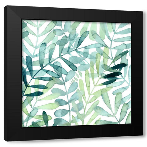 Gossamer Palms II Black Modern Wood Framed Art Print by Popp, Grace