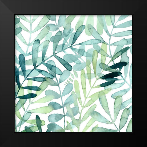 Gossamer Palms II Black Modern Wood Framed Art Print by Popp, Grace