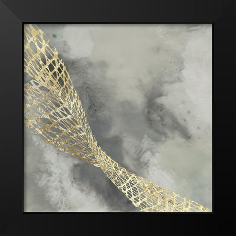 Cloud Matrix II Black Modern Wood Framed Art Print by Goldberger, Jennifer