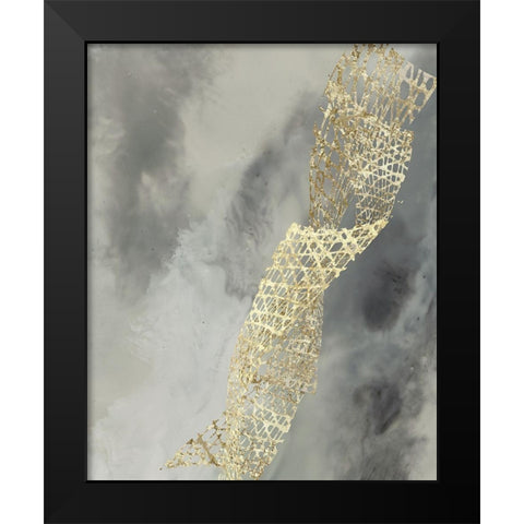 Cloud Matrix III Black Modern Wood Framed Art Print by Goldberger, Jennifer