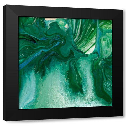 Amazonian II Black Modern Wood Framed Art Print with Double Matting by Ludwig, Alicia