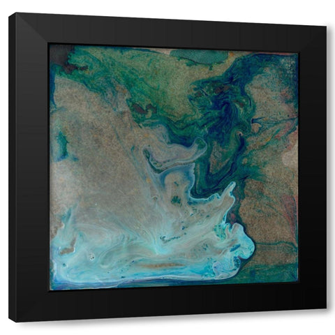 Barrier Island I Black Modern Wood Framed Art Print with Double Matting by Ludwig, Alicia
