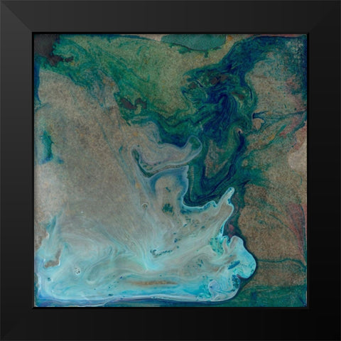 Barrier Island I Black Modern Wood Framed Art Print by Ludwig, Alicia