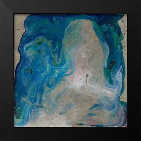 Barrier Island II Black Modern Wood Framed Art Print by Ludwig, Alicia