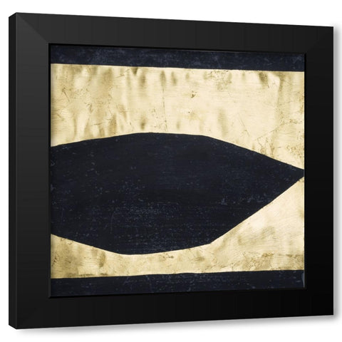 Shape Shifter I Black Modern Wood Framed Art Print by Stramel, Renee W.