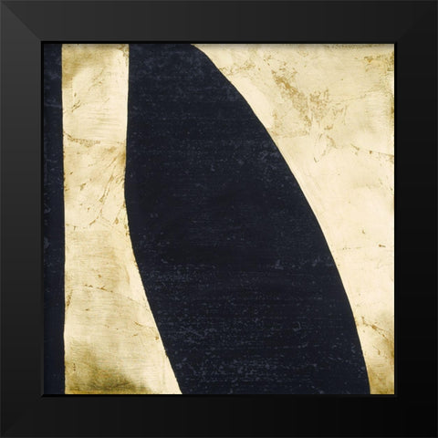 Shape Shifter III Black Modern Wood Framed Art Print by Stramel, Renee W.