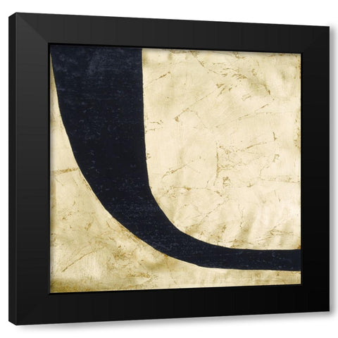 Shape Shifter V Black Modern Wood Framed Art Print with Double Matting by Stramel, Renee W.