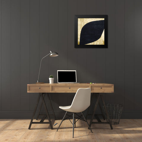 Shape Shifter VII Black Modern Wood Framed Art Print by Stramel, Renee W.