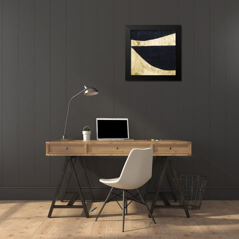 Shape Shifter VIII Black Modern Wood Framed Art Print by Stramel, Renee W.