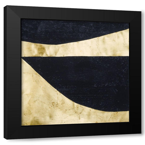 Shape Shifter VIII Black Modern Wood Framed Art Print with Double Matting by Stramel, Renee W.
