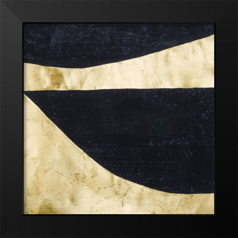 Shape Shifter VIII Black Modern Wood Framed Art Print by Stramel, Renee W.