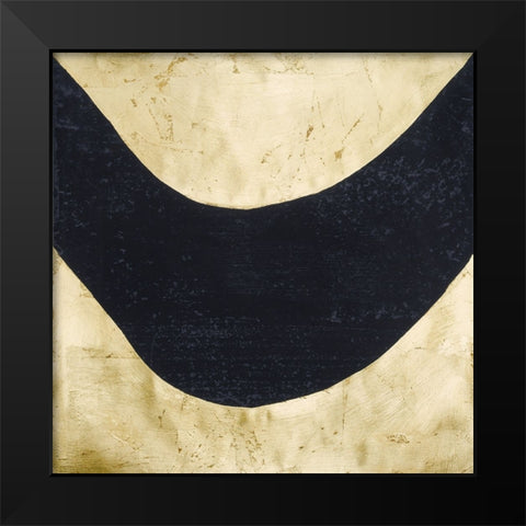 Shape Shifter IX Black Modern Wood Framed Art Print by Stramel, Renee W.