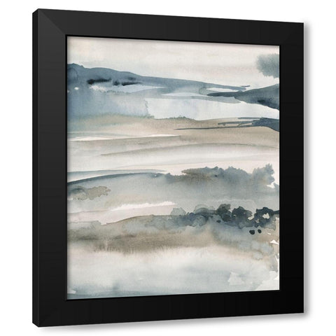 Foggy Horizon I Black Modern Wood Framed Art Print by Parker, Jennifer Paxton