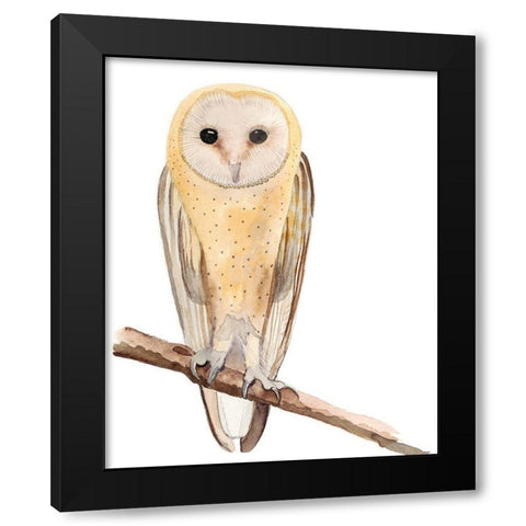 Hoo Dis II Black Modern Wood Framed Art Print by Ludwig, Alicia