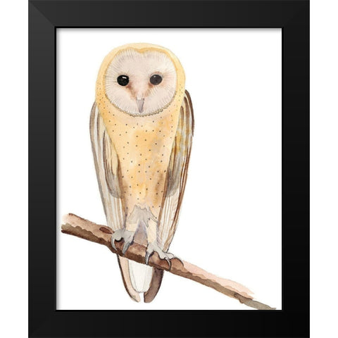 Hoo Dis II Black Modern Wood Framed Art Print by Ludwig, Alicia