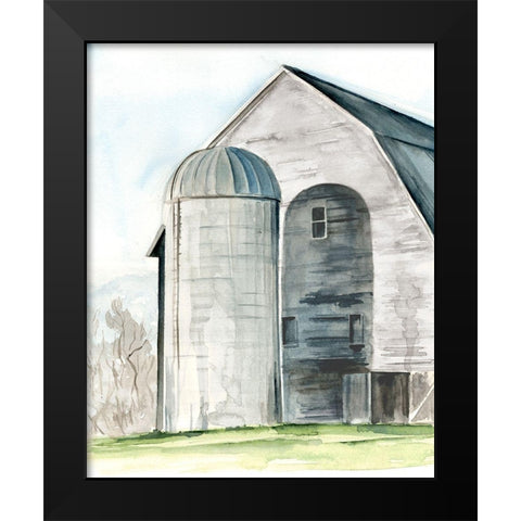 Weathered Barn I Black Modern Wood Framed Art Print by Parker, Jennifer Paxton
