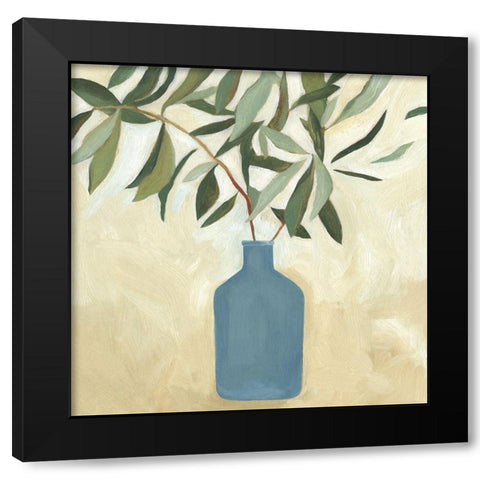 Greenery Still Life V Black Modern Wood Framed Art Print by Scarvey, Emma