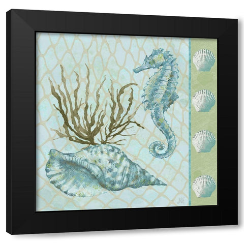 Under Sea I Black Modern Wood Framed Art Print with Double Matting by Reynolds, Jade