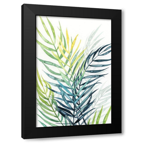 Sunset Palm Composition II Black Modern Wood Framed Art Print by Popp, Grace