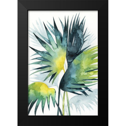 Sunset Palm Composition IV Black Modern Wood Framed Art Print by Popp, Grace