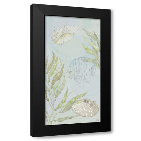 Water Gardens II Black Modern Wood Framed Art Print by Reynolds, Jade