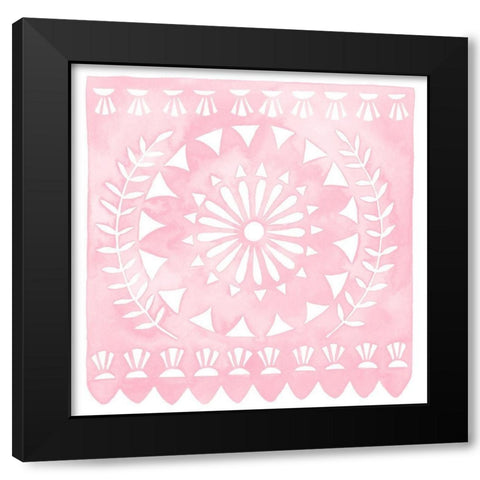 Dia de Fiesta I Black Modern Wood Framed Art Print with Double Matting by Popp, Grace