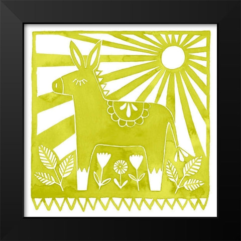 Dia de Fiesta II Black Modern Wood Framed Art Print by Popp, Grace