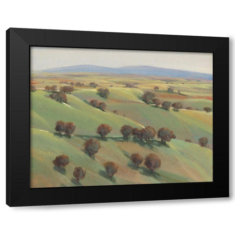 Beyond the Hills II Black Modern Wood Framed Art Print with Double Matting by OToole, Tim