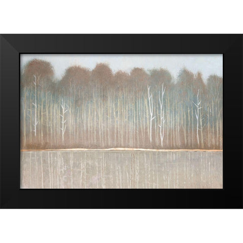 Along the River Bank I Black Modern Wood Framed Art Print by OToole, Tim