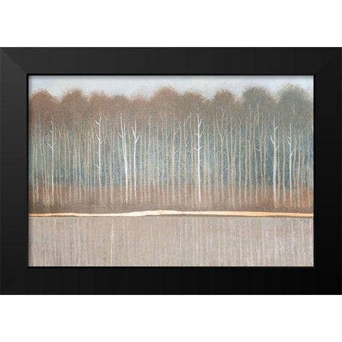 Along the River Bank II Black Modern Wood Framed Art Print by OToole, Tim