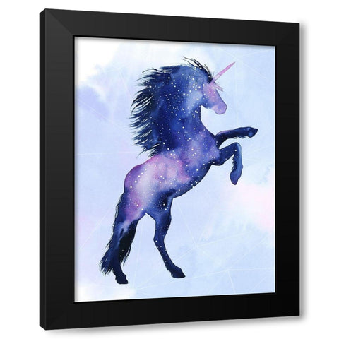 Unicorn Universe  III Black Modern Wood Framed Art Print by Popp, Grace