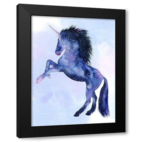 Unicorn Universe  IV Black Modern Wood Framed Art Print by Popp, Grace