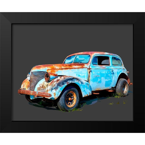 Rusty Car I Black Modern Wood Framed Art Print by Kalina, Emily