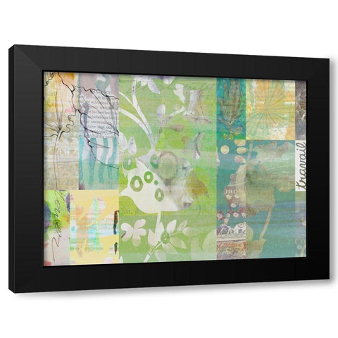 Sage Obscurity III Black Modern Wood Framed Art Print by Naskrent, Delores