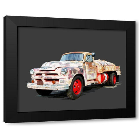 Vintage Truck II Black Modern Wood Framed Art Print by Kalina, Emily