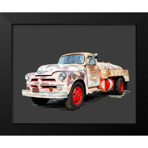 Vintage Truck II Black Modern Wood Framed Art Print by Kalina, Emily