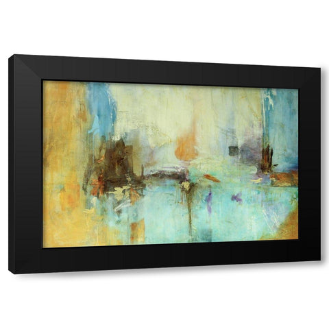 EdiciÃ³n SabidurÃ­a Abstrata Black Modern Wood Framed Art Print with Double Matting by Villarreal, Gabriela