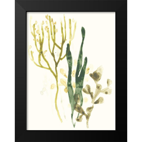 Kelp Collection V Black Modern Wood Framed Art Print by Vess, June Erica
