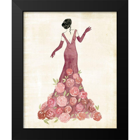 Garland Gown II Black Modern Wood Framed Art Print by Popp, Grace