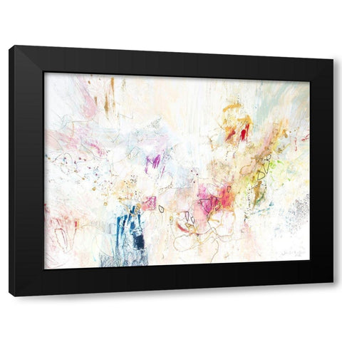 White Series I Black Modern Wood Framed Art Print by Gardner, Jennifer