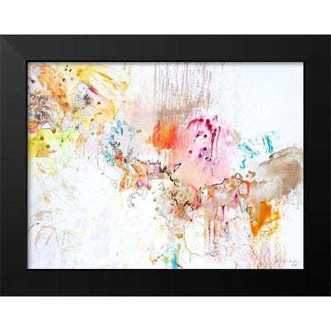 White Series II Black Modern Wood Framed Art Print by Gardner, Jennifer