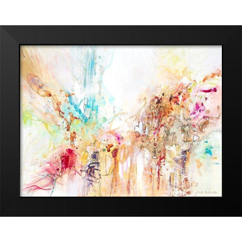 White Series III Black Modern Wood Framed Art Print by Gardner, Jennifer