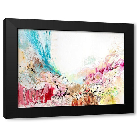 White Series V Black Modern Wood Framed Art Print with Double Matting by Gardner, Jennifer