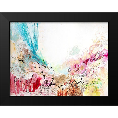 White Series V Black Modern Wood Framed Art Print by Gardner, Jennifer