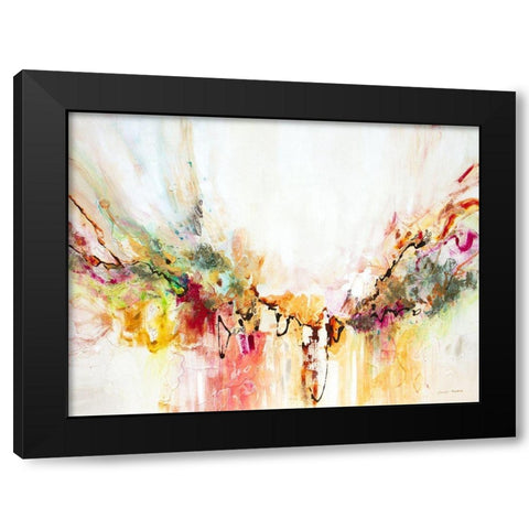 White Series VIII Black Modern Wood Framed Art Print with Double Matting by Gardner, Jennifer