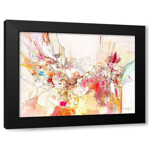 White Series XI Black Modern Wood Framed Art Print with Double Matting by Gardner, Jennifer