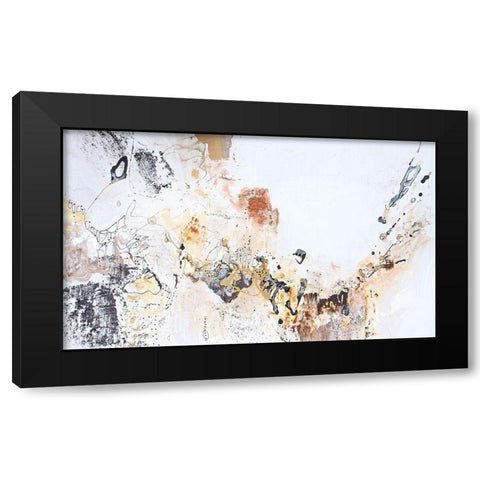 Black and White Series I Black Modern Wood Framed Art Print with Double Matting by Gardner, Jennifer